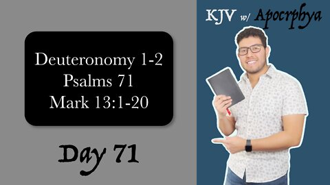 Day 71 - Bible in One Year KJV [2022]