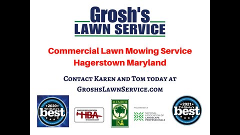 Commercial Lawn Mowing Service Hagerstown Maryland Video