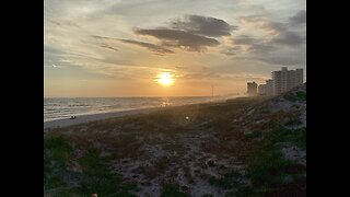 SUNSET P.O.V. my ACOUSTIC GUITAR , Gulf of Mexico