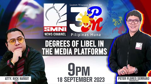 3PM Luzon Visayas Mindanao – Pilipinas Muna with Peter Flores Serrano | September 18, 2023