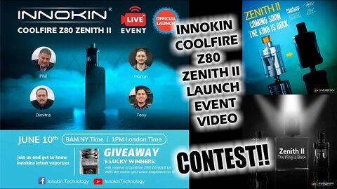 Coolfire Z80 & Zenith II Official Launch! The 4th Generation Vape!