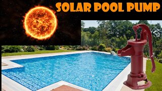 Solar pool pump 2