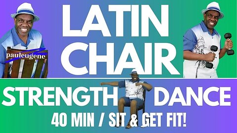 Get Fit & Strong in 40 Minutes with this Fun Latin Chair Dance & Dumbbell Workout!