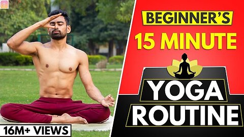 15 min Daily Yoga Routine for Beginners follow alon