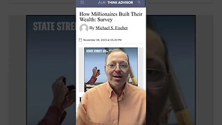How do millionaires obtain their wealth
