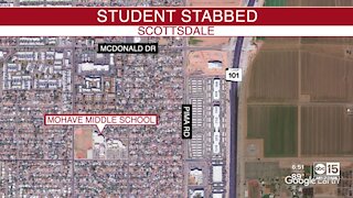 13-year-old boy hospitalized after being stabbed by another student at Mohave Middle School