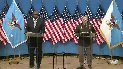 Lloyd Austin and Mark Milley Brief Following Ukraine Defense Contact Group Meeting