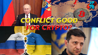 RUSSIA UKRAINE CONFLICT SENDS BITCOIN OVER $41K, CRYPTO IN WARTIME