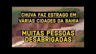 CHUVA FAZ ESTRAGO NA BAHIA