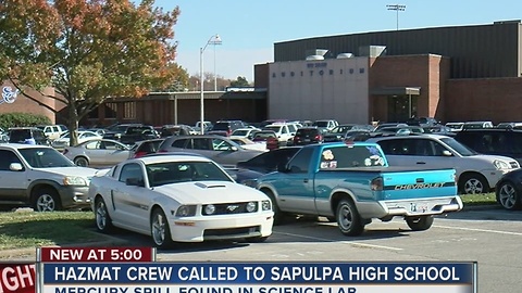 Hazmat Crew Responds To Sapulpa High School