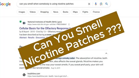 Can You Smell When Somebody Is Using Nicotine Patches (Here's My Surprising Blind Study Result!)