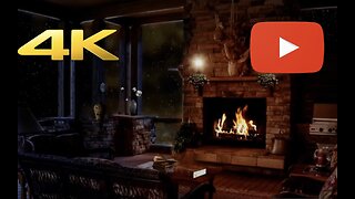 Cozy Fireplace with Christmas Ambiente - Perfekt for chilling