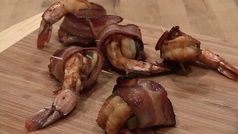 Bacon Wrapped Shrimp Jalapeno Appetizer