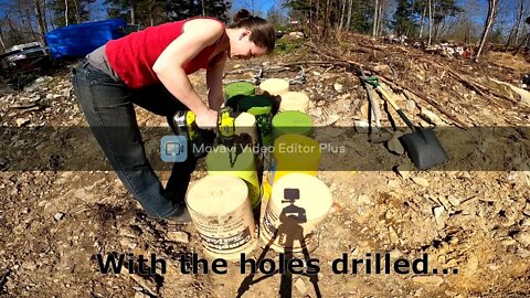 Filling the Garden Trench (bottom layers)