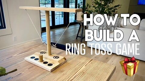 DIY Tabletop Ring Toss Game 🎁