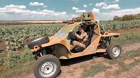 Russian Sturm 1.1 FPV strike drone unit received new buggy for mobility within Ukraine Operation