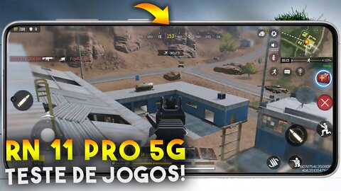 Redmi Note 11 Pro 5G - Teste de JOGOS! COD Mobile e Asphalt 9 será que roda liso?