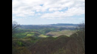 Climbing Rich Mountain (in western Virginia)