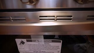 Unboxing Samsung stove