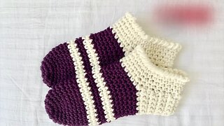 "Easy Crochet Slipper Socks for Beginners"