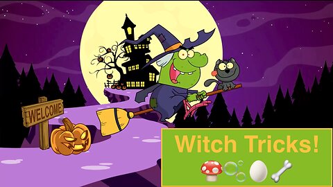 Witch Tricks Funny Cartoon - Children Cartoon - Children Movie - Kids Video