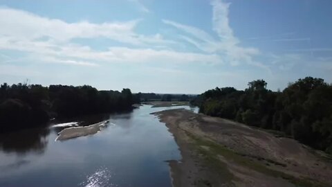 Allier River Valley by Drone Dji Mini 2 - Center of France