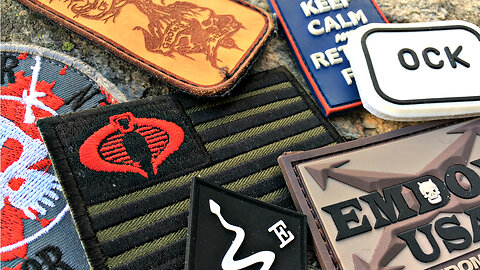 The Grey Man, Velcro and Morale Patches