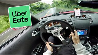 UBER EATS IN DRIFT CAR *POV*