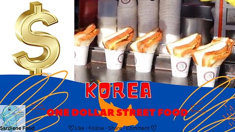 ONE DOLLAR Street Food - Korea