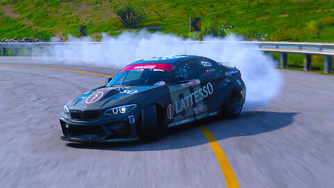 BMW DRIFTCAR town action with SteeringWheel + Handbrake