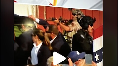 NBC Live Video Shows Marine Aiming Rifle at the Windshield of Trump's SUV