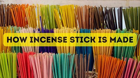How Incense Stick is Made | Complete Process of Making Incense Stick |Incense Stick