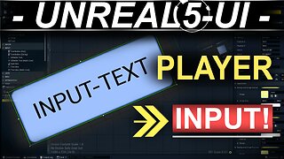 Unreal-5: Player-Input TEXT-BOXES (60 SECONDS!!)