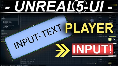 Unreal-5: Player-Input TEXT-BOXES (60 SECONDS!!)