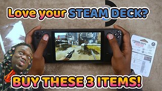 3 AMAZING Items/Accessories to GREATLY Enhance Your STEAM DECK Experience