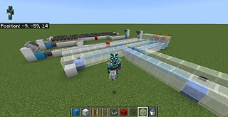 Minecraft Bedrock 1.20 Item Conveyors (Short) tutorial