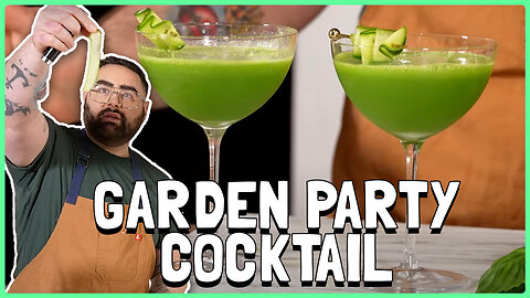 The Perfect Spring Cocktail - Garden Party Cocktail | Kiki Kuisine