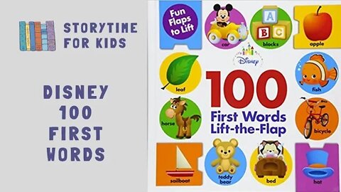 @Storytime for Kids | Disney 100 First Words Lift-the-Flap