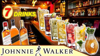 7 Drinks Preparados com Johnnie Walker