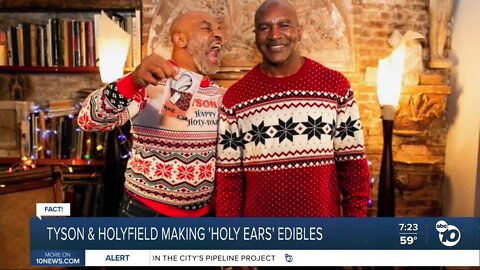 Fact or Fiction: Mike Tyson, Evander Holyfield team up to launch cannabis-infused edibles called Holy Ears?