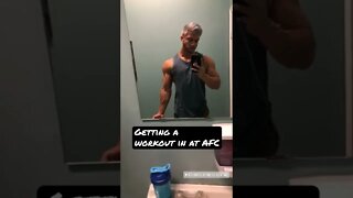 Working out at Atlantic Fitness Center AFC