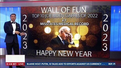 The Top 10 Joe Biden Gaffes of 2022 | NEWSMAX New Year's Eve