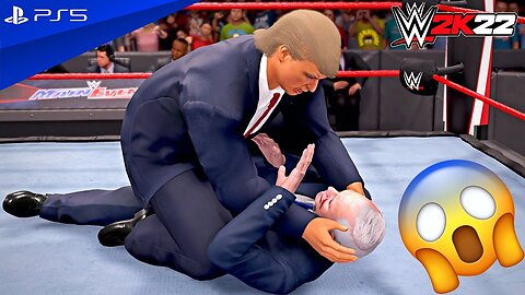 WWE 2K22 - Joe Biden vs. Donald Trump - United States Championship Match | PS5™