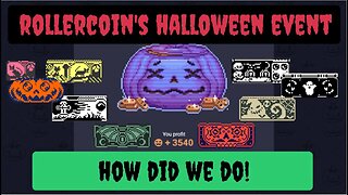 Rollercoin Update , Halloween Event How Did We Get On?