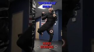 Heroes Training Center | Kickboxing & MMA "How To Throw A Superman Jab & Round 2" | #Shorts