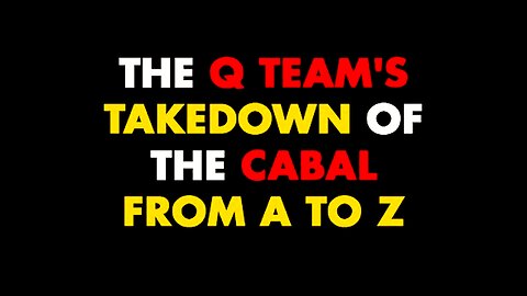 Trumps Capitulation Tour And The Take Down of the Cabal