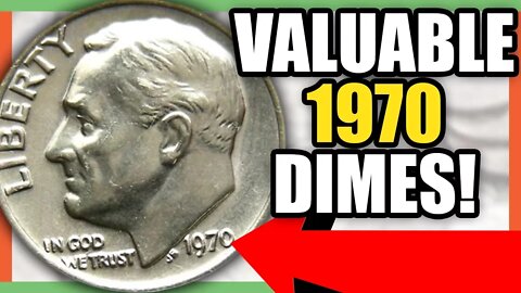 1970 DIME WORTH MONEY - RARE DIMES TO LOOK FOR IN POCKET CHANGE!