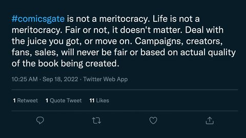 Is Comicsgate a MERITOCRACY?