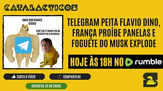 #58 Telegram Peita Flavio Dino, França Proíbe Panelas E Foguete Do Musk Explode