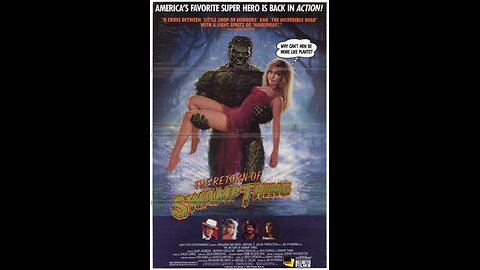 Movie Audio Commentary - Return of Swamp thing - 1989